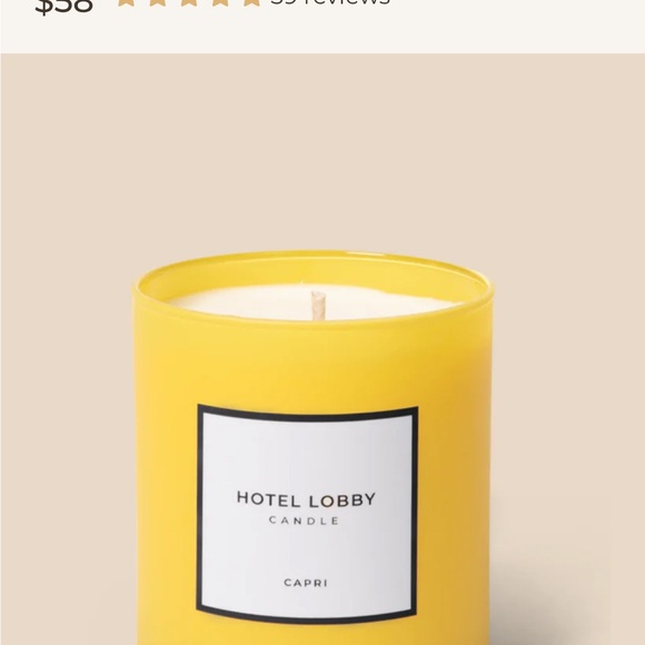 Hotel Lobby Candle - Capri - Picture 3 of 7